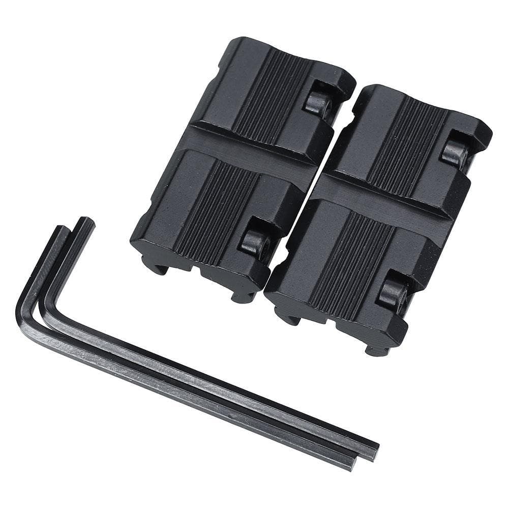 11 to 20mm small adapter plates, narrow to wide rail bracket adapter, mini aluminum alloy bracket, two per box
