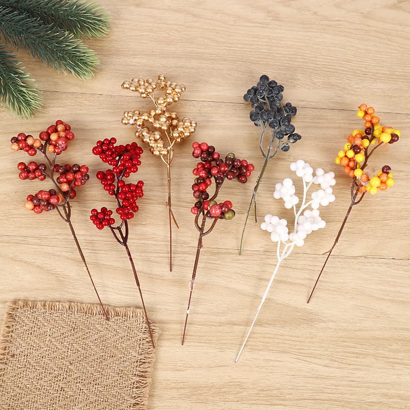 Christmas Decorations Festive Pomegranate New Year Christmas Living Room Home Decor DIY Accessories Decoration