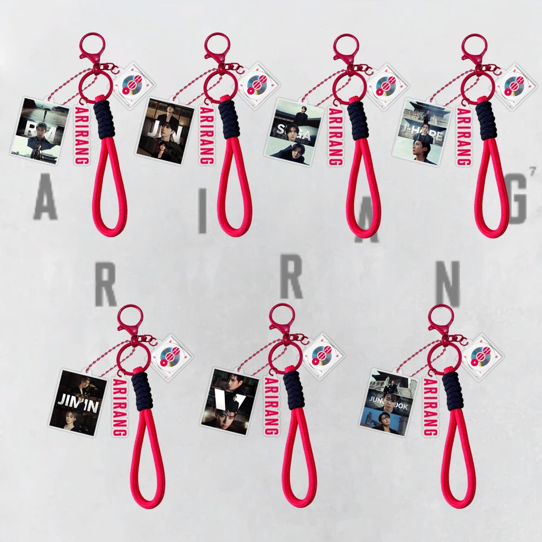 BTS BTS Arirang ARIRNG acrylic keychain bag pendant accessories jewelry star