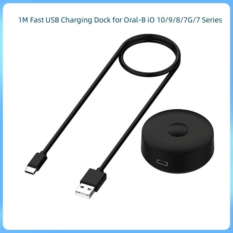 Compatible with Braun Oral-B Toothbrush iO10 9 8 7 Charging Cable, Oral-B iO10 Charging Base