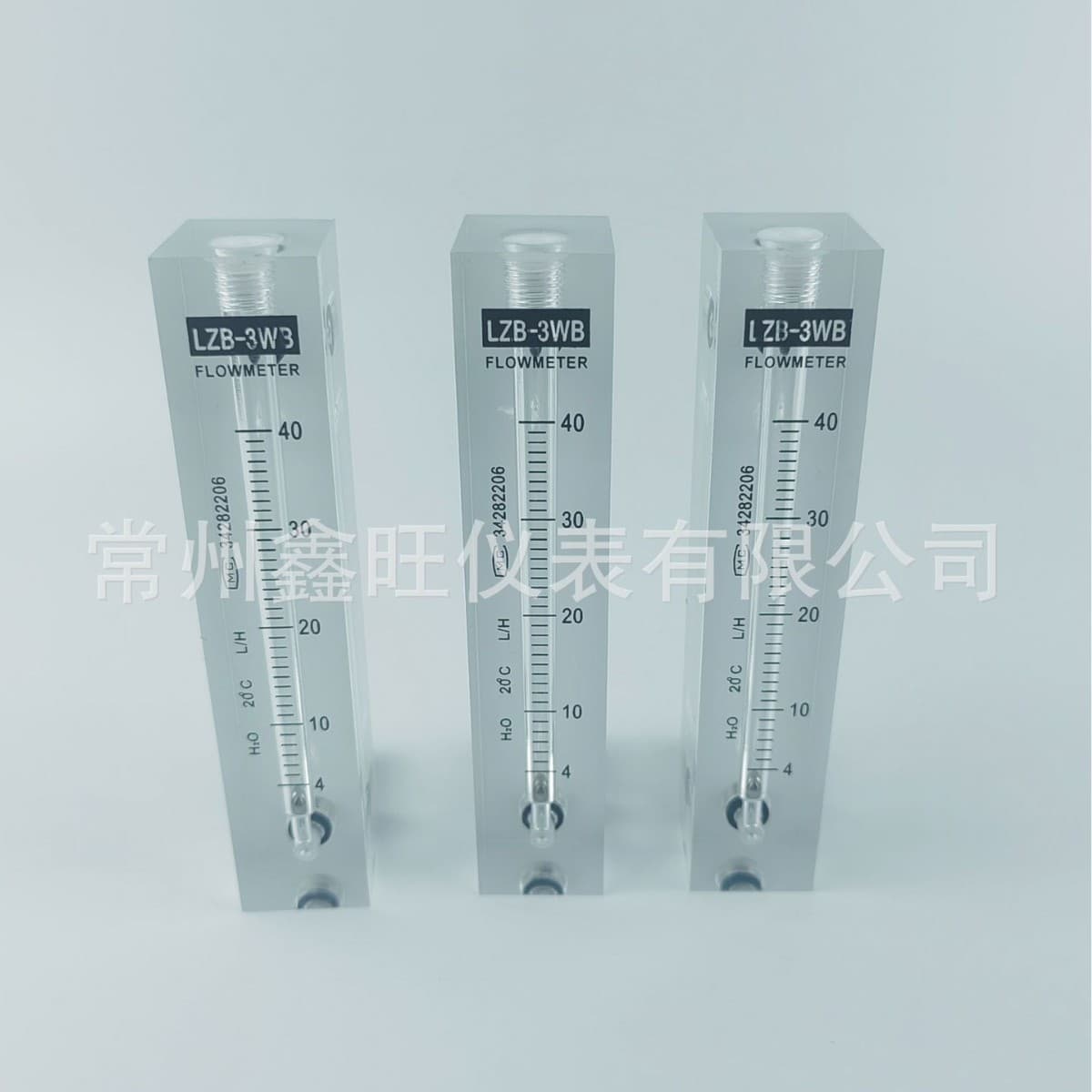 Plexiglass Panel Flow Meter 1 GPM Plexiglass Float Tube Flow Meter 20 GPM 40 GPM