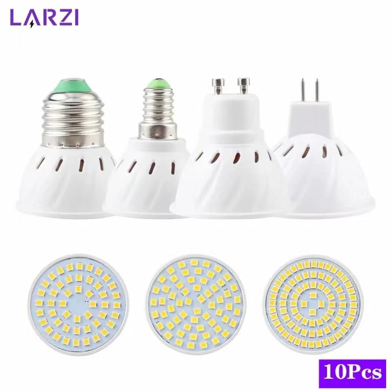 Cross-border factory direct LED spotlight GU10 energy-saving light bulb E27 household pin-base spotlight eye protection super bright