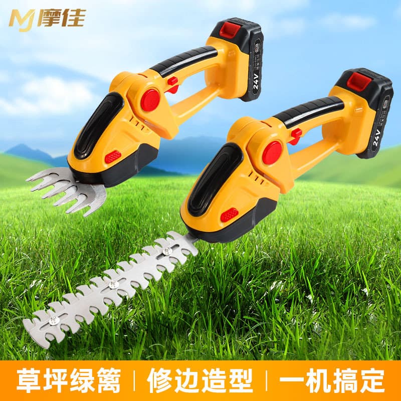 Electric Mini Hedge Trimmer, Handheld Cordless Lithium-Ion Hedge Shear, Pruning Machine, Lawn Trimmer, Hedge Clipper