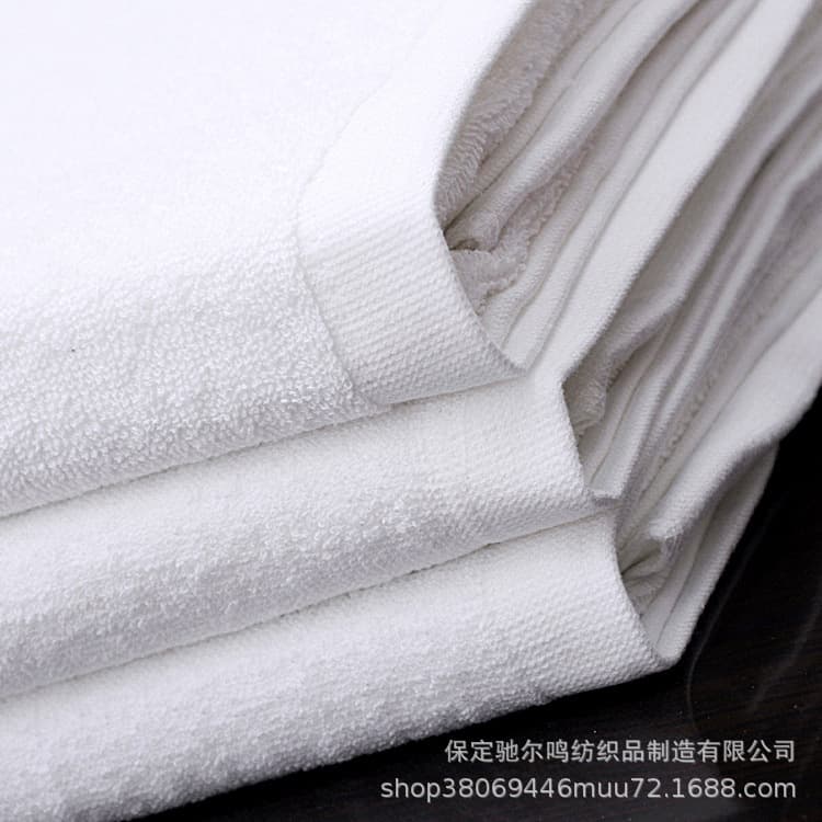 Pure Cotton White Bath Towels 21 Pieces Stock Available Soft Absorbent Bath Towels for Home Hotel Beach 70*140cm Size