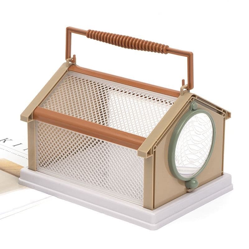 Insect feeding observation box suitcase magnifying glass toy children's telescope insect catching net outdoor science set