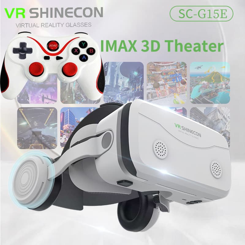 Cross-border G15E VR Glasses Virtual Reality Gaming Movie Smartphone Headset Integrated Head-Mounted Glasses