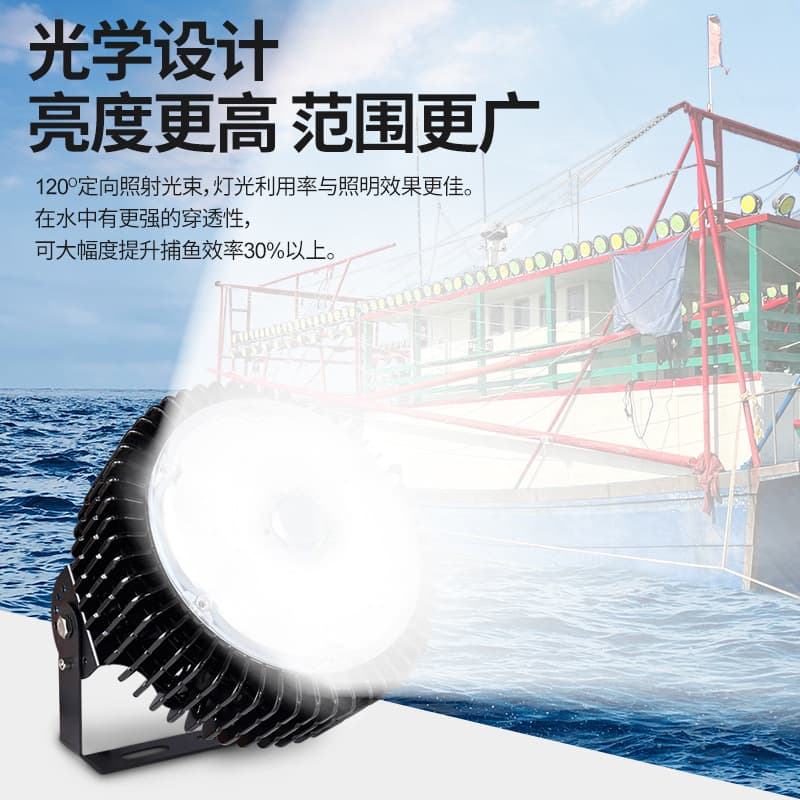 12V 24V LED Fishing Light, Boat Fish Attractor Light, Waterproof Sea Fishing Lure Light, High Power