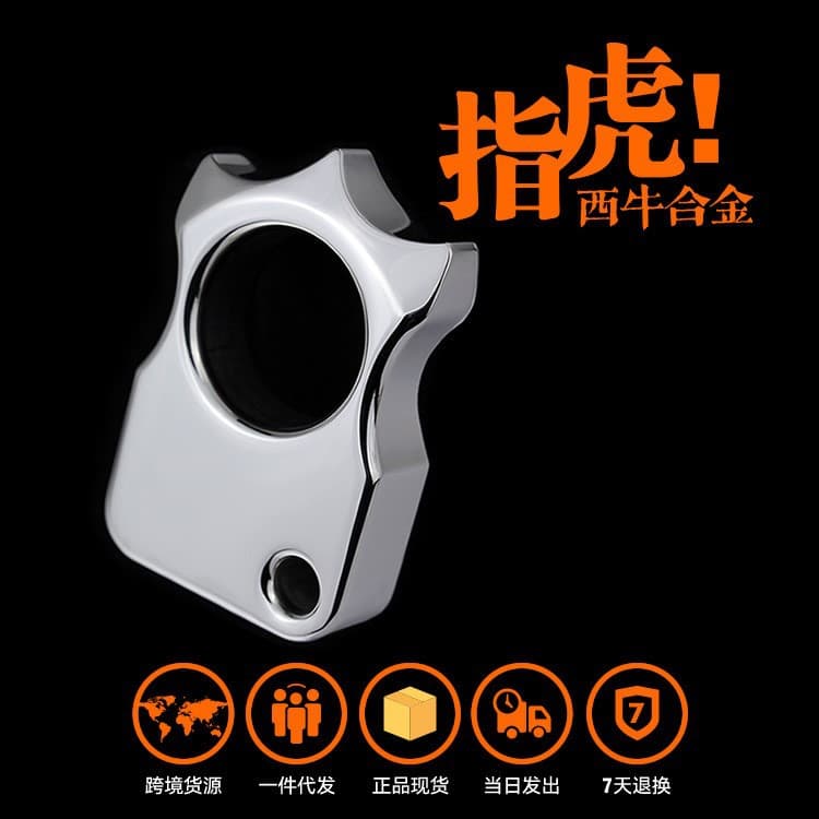 Solid 304 Stainless Steel Knuckle Duster Polished Single Finger Self-Defense Combat Knuckle Buckle Hand Spike EDC Hand Polished