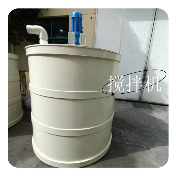 Shanghai Mixing Barrel Processing, PP Chemical Tank Manufacturing Using Welding Techniques, Customizable Tank Thickness