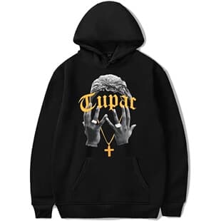 Men's hoodie long-sleeved Harajuku top 90s casual hoodie hig