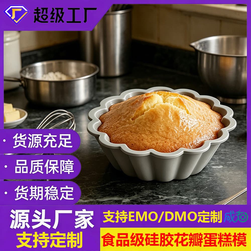 Pizza Chrysanthemum Pie Plate Deep Pizza Plate Cake Mold Baking Tools Oven Food-Grade Silicone Cake Mold