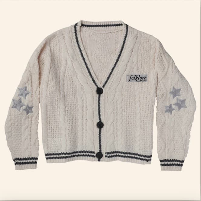 folklore Taylor Swift Style Knitted Loose Relaxed Cardigan Sweater