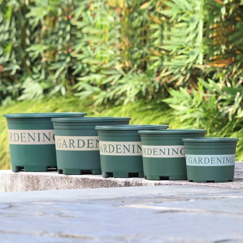 Large Plastic Gallon Pots for Outdoor Gardening, Universal Flower Pots, Simple Style Home Decoration, Balcony Vegetable Garden