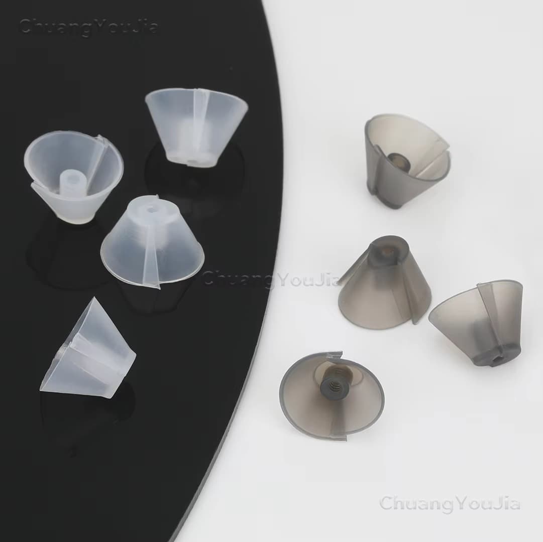 Silicone Hearing Aid Ear Tips Tulip Style Earplugs Ear Care Accessories for Hearing Impaired
