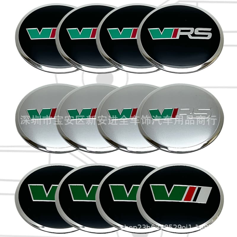 Suitable for car modification VRS wheel hub center labeling 56mm V tire center cover hub cover logo 60mm