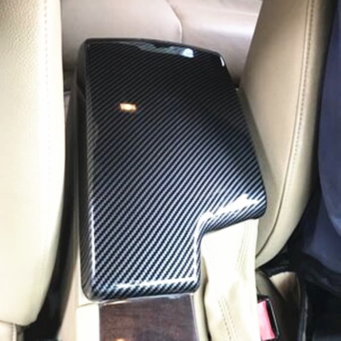 Carbon Fiber Armrest Panel Cover Set for BMW Old 3 Series E90 E92 E93 325 320li Interior Modification