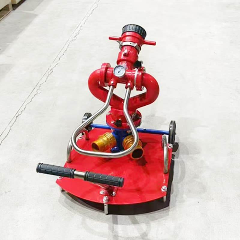 Mobile Fire Monitor P[SY10/50W 360-Degree Rotation Adjustable Up-Down Left-Right Water Cannon Foam