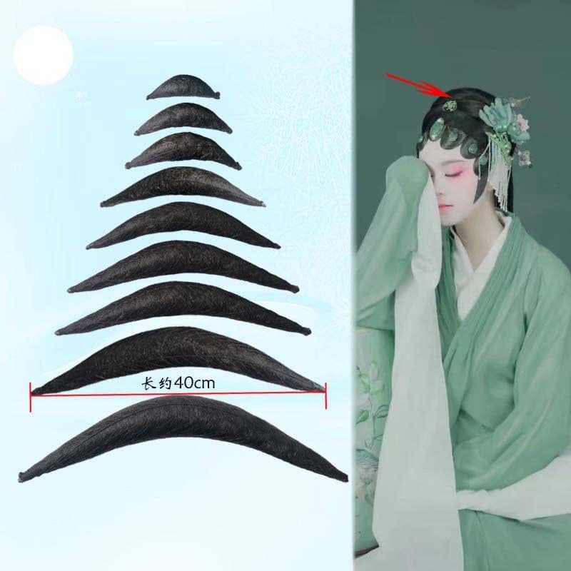 Ancient Costume Hair Bun Fake Hair Bun Hanfu Hair Padding Horn Bun Ancient Style Cos Braid Bun Wig