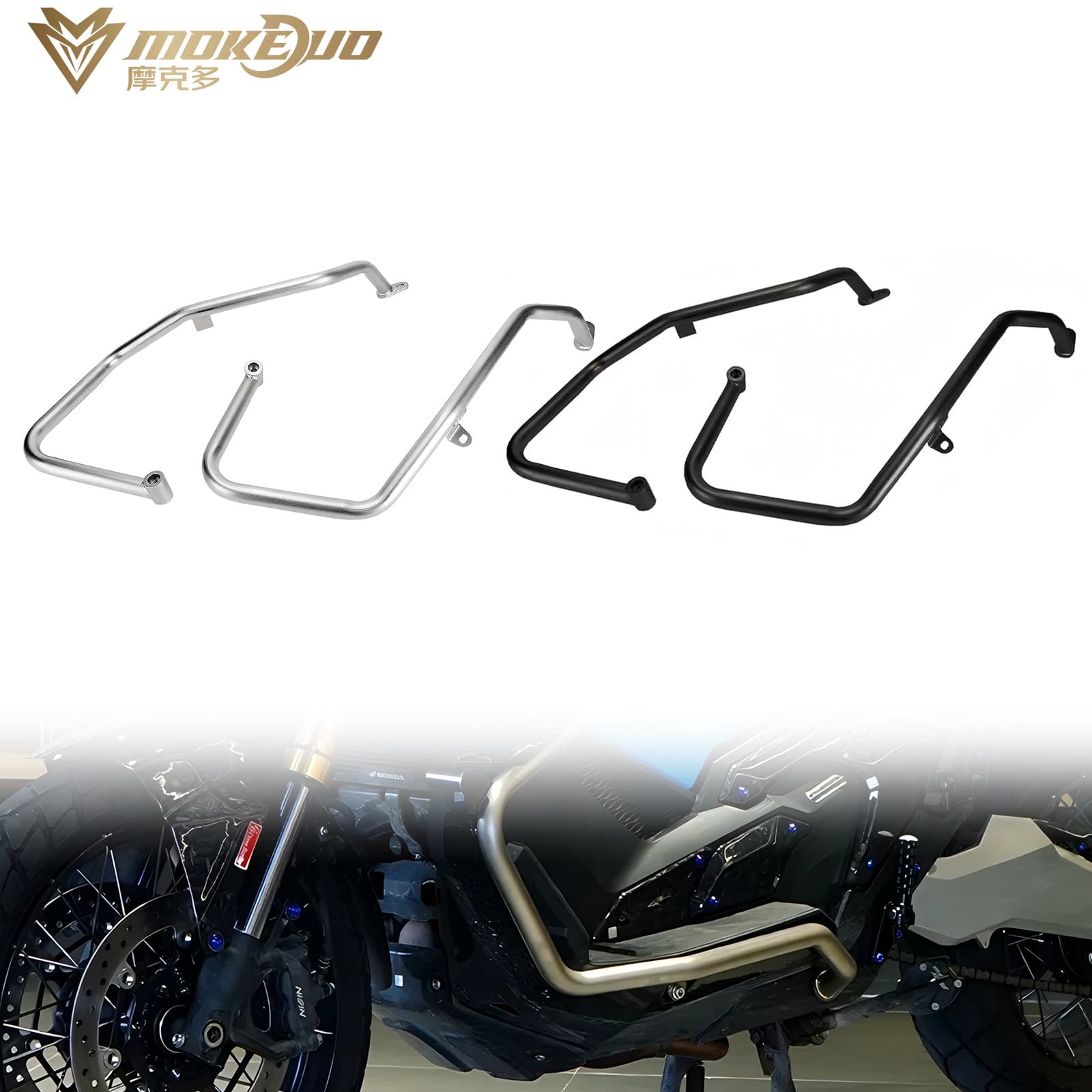 Compatible with Honda X-ADV750 Crash Bar 2025 Model Stainless Steel Bumper Body Anti-Fall Bar Modification Accessories
