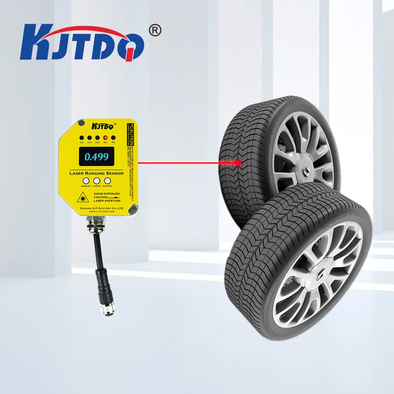 KJT Laser Distance Sensor DT500-A111 Analog Dual Output Long Range High Precision