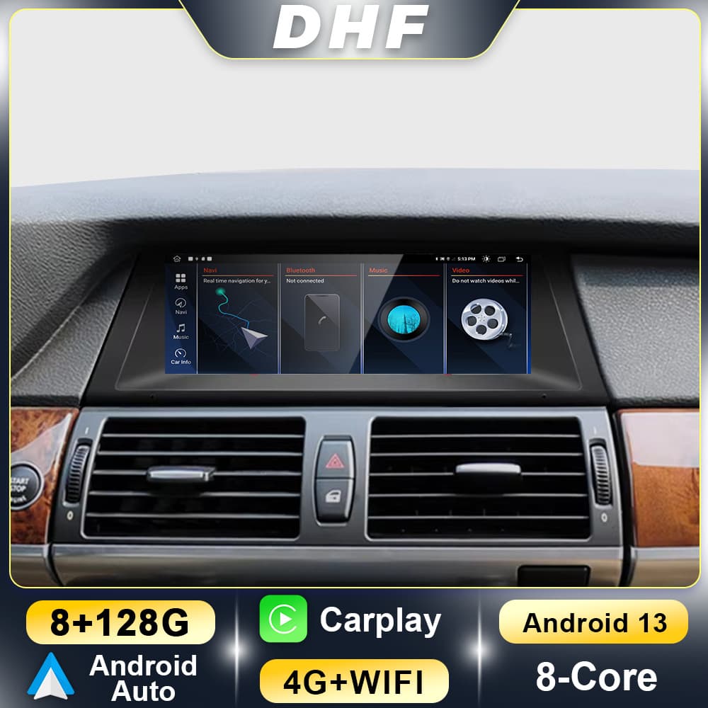 8.8 inch for BMW X5 E70 / X6 E71 Android Car Multimedia Bluetooth Navigation Host GP