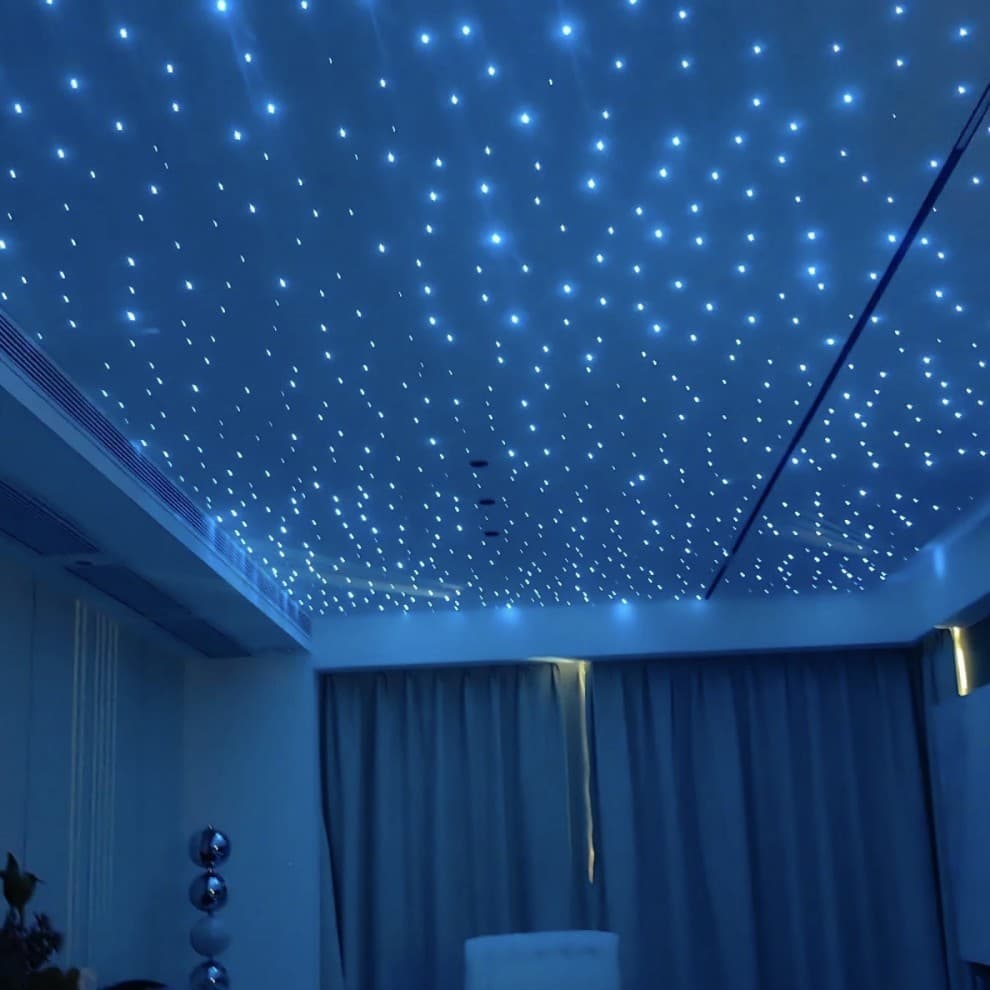 Factory Direct Gypsum Board Starry Sky Ceiling Seamless Paint-Free Living Room Star Ceiling Light Home Theater Starry Sky Light
