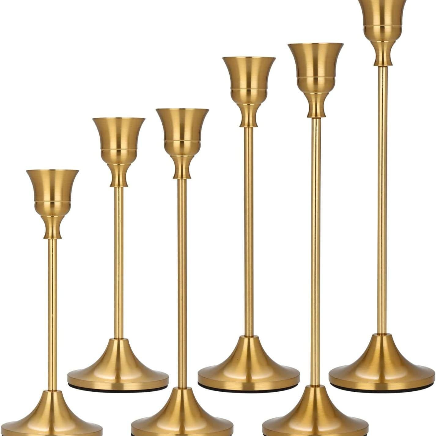 European-style Metal Candle Holder, Antique Bronze, Wedding Ceremony Prop, Iron Candle Stand with Premium Look