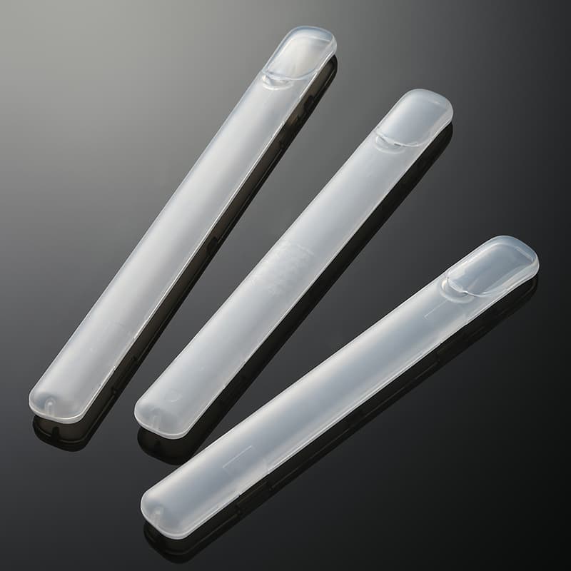 Aien PP Plastic Portable Chopsticks Case, Single Pair Chopsticks Box, Multiple Sizes Frosted Space Case, Long Plastic Storage Box