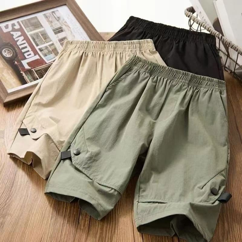Boys' Shorts Summer Five-Point Pants New Children's Thin Casual Cargo Shorts Handsome Quick-Dry Shorts for Older Boys