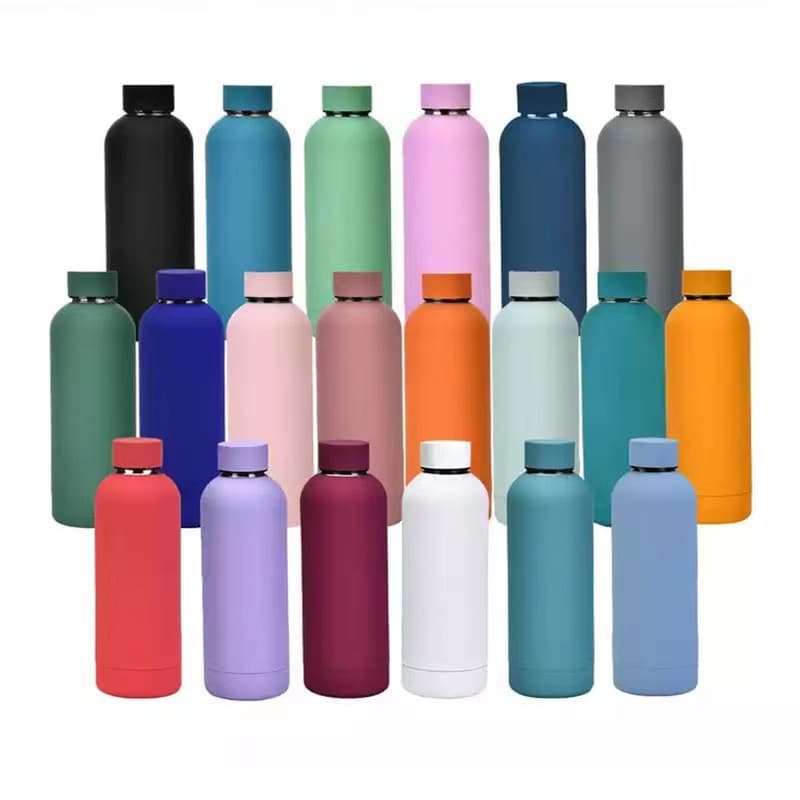 New 304 stainless steel American small mouth bottle outdoor sports large capacity thermos cup car sports kettle logo