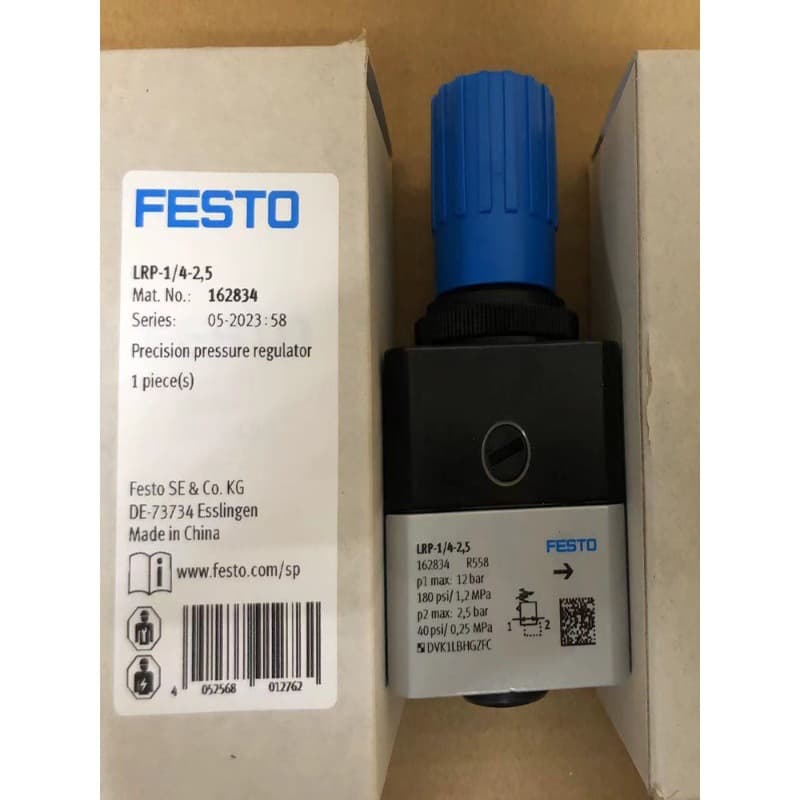 FESTO Festo Precision Pressure Reducing Valve LRP-1/4-0.7-2.5-4-10 159500 159501 159502