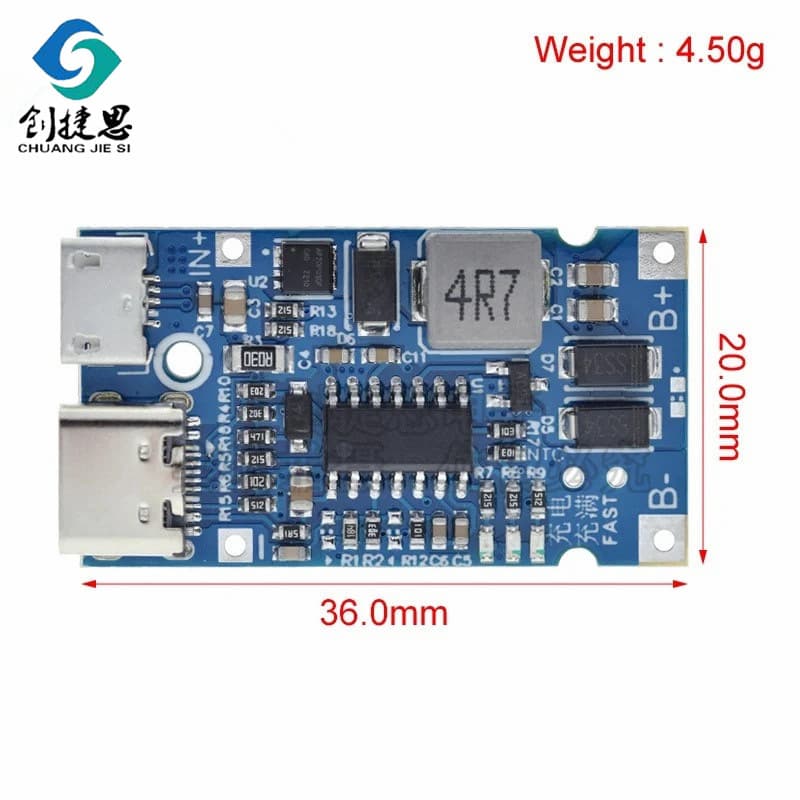 Drone Charging Module High-Power Power Bank Modification Solar 2/3/4/5S Buck-Boost Fast Charging Lithium