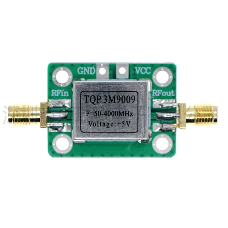 High Linearity RF Broadband Low Noise Amplifier TQP3M9009 with Shield