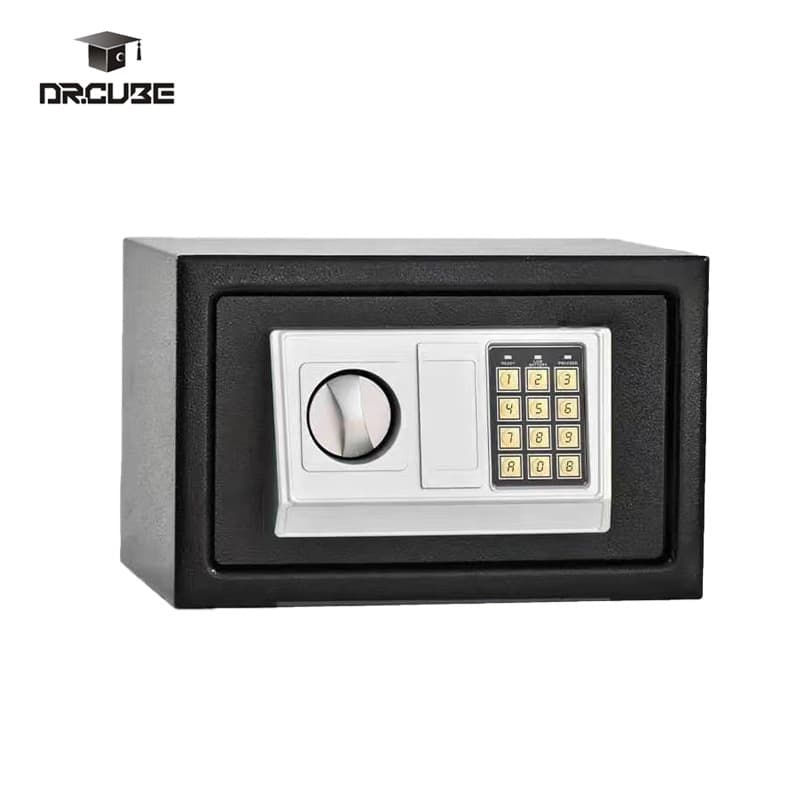 20cm Safe - 20 Pack Small Semi-Automatic Knob Password Full Steel Anti-Theft Office Safe Wholesale