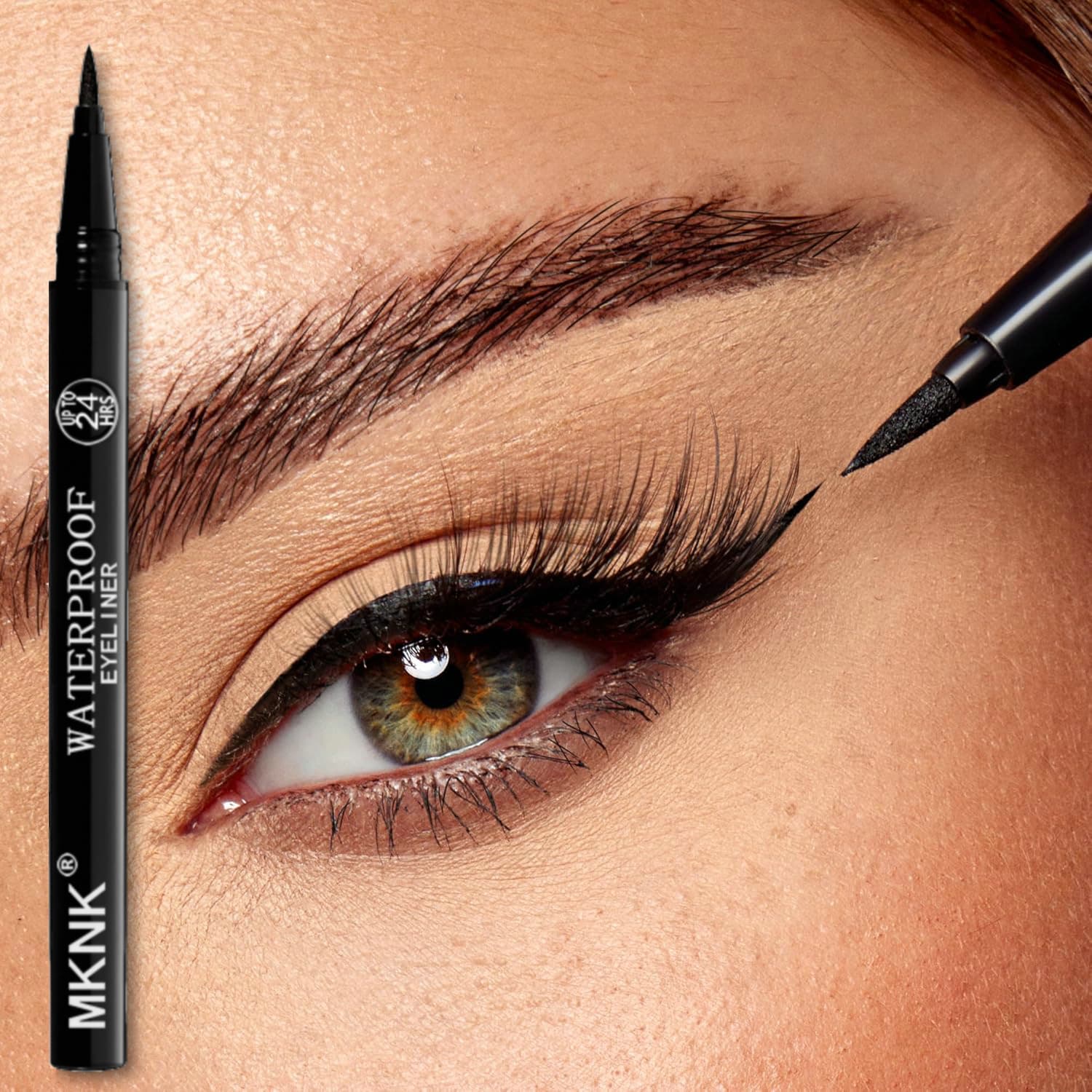 Foreign Trade Hot-selling Non-fading Smooth Quick-Dry Eyeliner Pen No Leakage Long-lasting Smudge-proof Waterproof Liquid Eyeliner