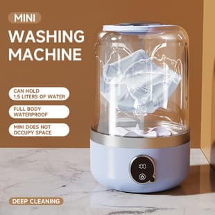 Cross-Border Mini Washing Machine, Small Sock Washing Machine, Wireless Portable Washing Machine, Underwear-Specific Washer