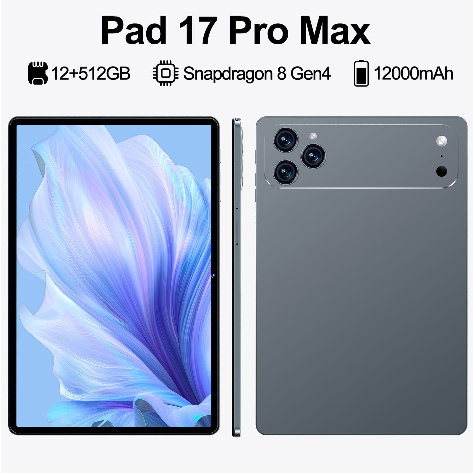 Cross-border Tablet Pad 17 Pro New 4+64GB Octa-core Chip True 4G Digital Computer