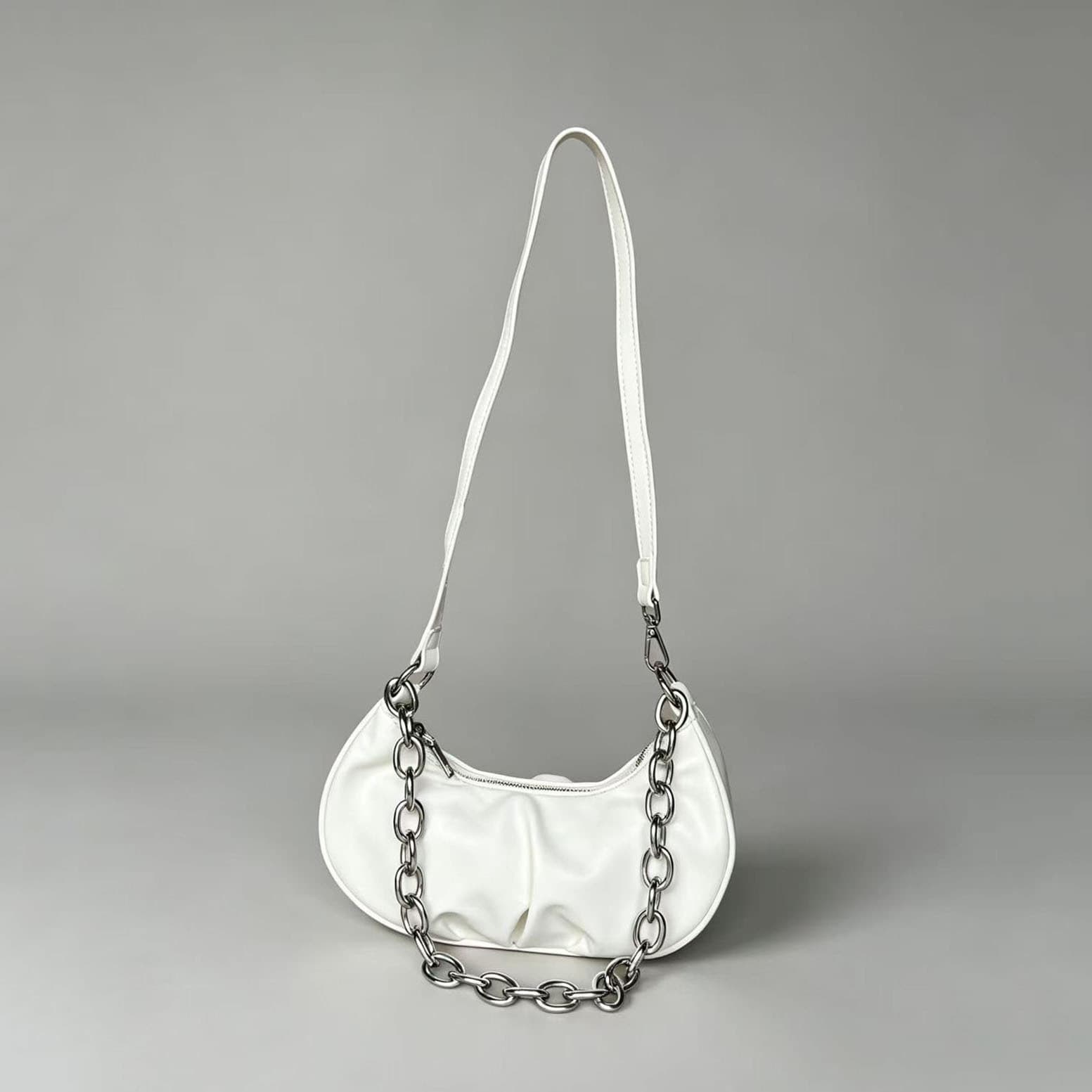 Summer armpit bag, fashionable cloud bag, portable scarf chain, small bag, women's 2025 new shoulder bag, women's bag trend