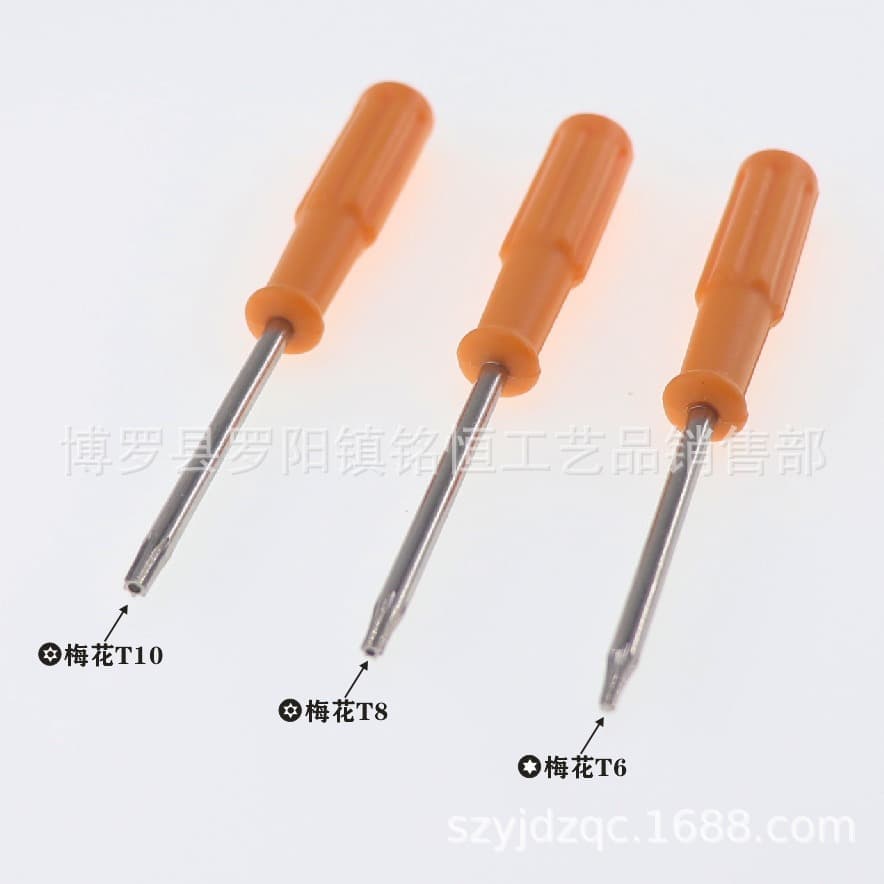 T6 Torx Screwdriver T7 Torx Screwdriver T8 Torx Screwdriver T10 Tamper-Proof Torx Screwdriver