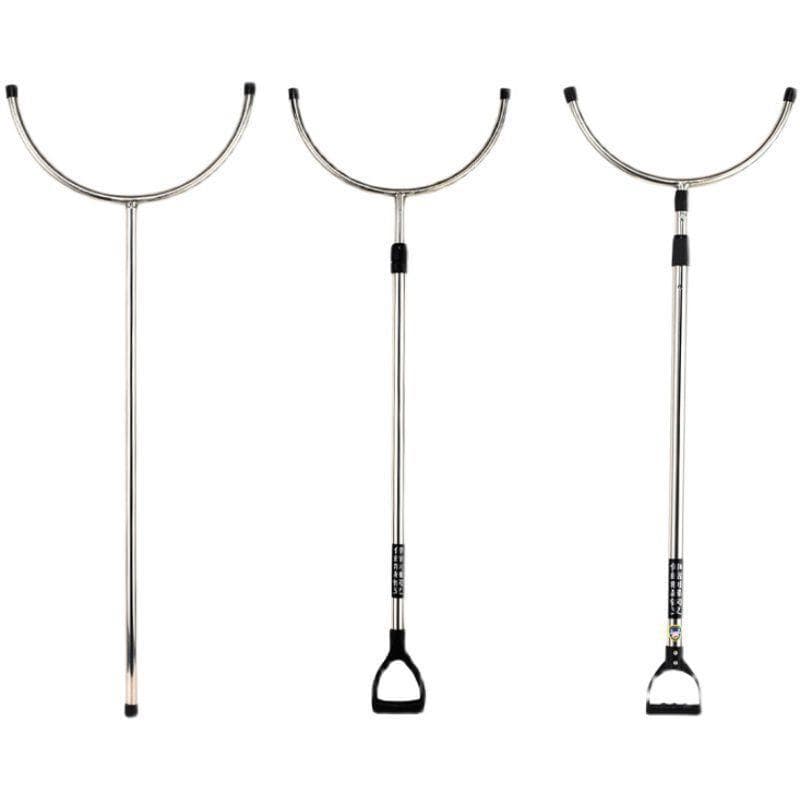 Explosive-proof steel forks, security equipment for home, sanitation, outdoor, and school use, with extendable waist forks.