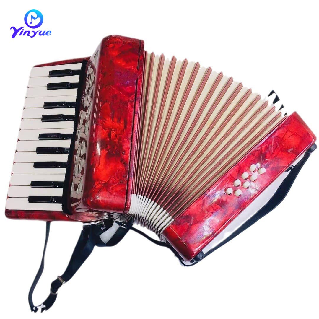 Yinyue 22-Key 8-Bass Accordion, Beginner Accordion Instrument for Elementary, Middle, and High School Students, Cross-Border Best Seller