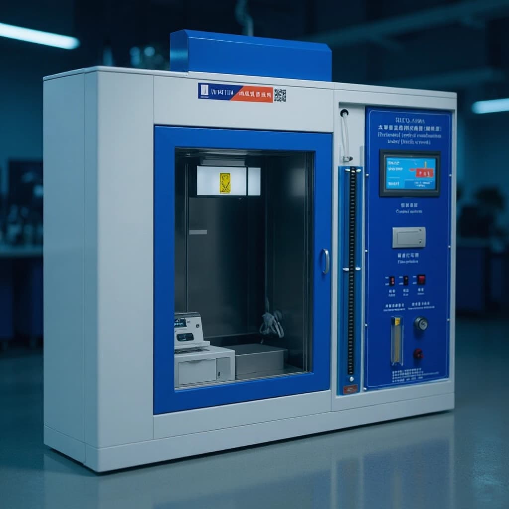 Hongjun Needle Flame Test Machine Price Touch Screen Needle Flame Tester Manufacturer Brand Product Needle Flame Tester