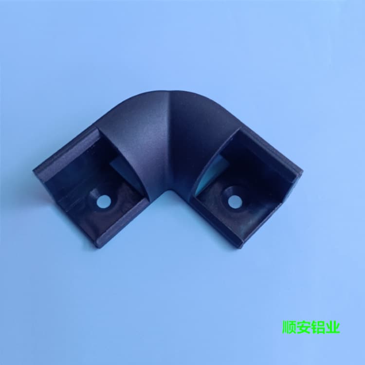16*16 Plastic Corner Strip Light Housing Kit, LED Rigid Light Strip Accessories, Aluminum Profile, V-Shaped Parts, Black, In Stock