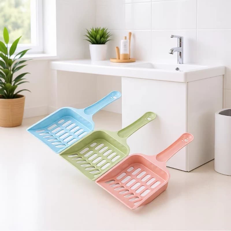 Plastic Cat Litter Scoop Small Size Poop Scoop Toilet Cat Litter Box Tofu Litter Pet Supplies Cat Cleaning Tools