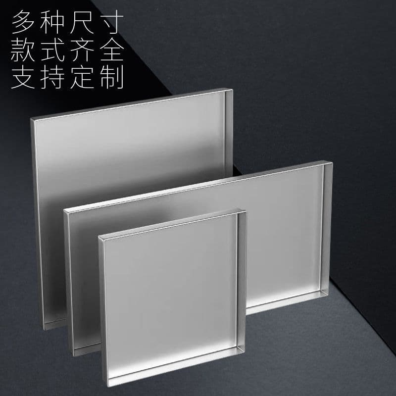 Stainless Steel Drip Tray Oil Pan Commercial Rectangular Large Thickened Display Tray Wholesale Custom