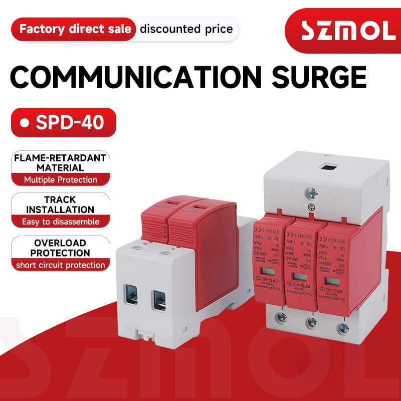 AC surge backup protector AC circuit breaker DC small circuit breaker leakage protection