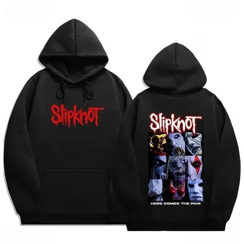 【Cross-border EU Size】Men's New Style Slipknots Music Logo Metal Rock