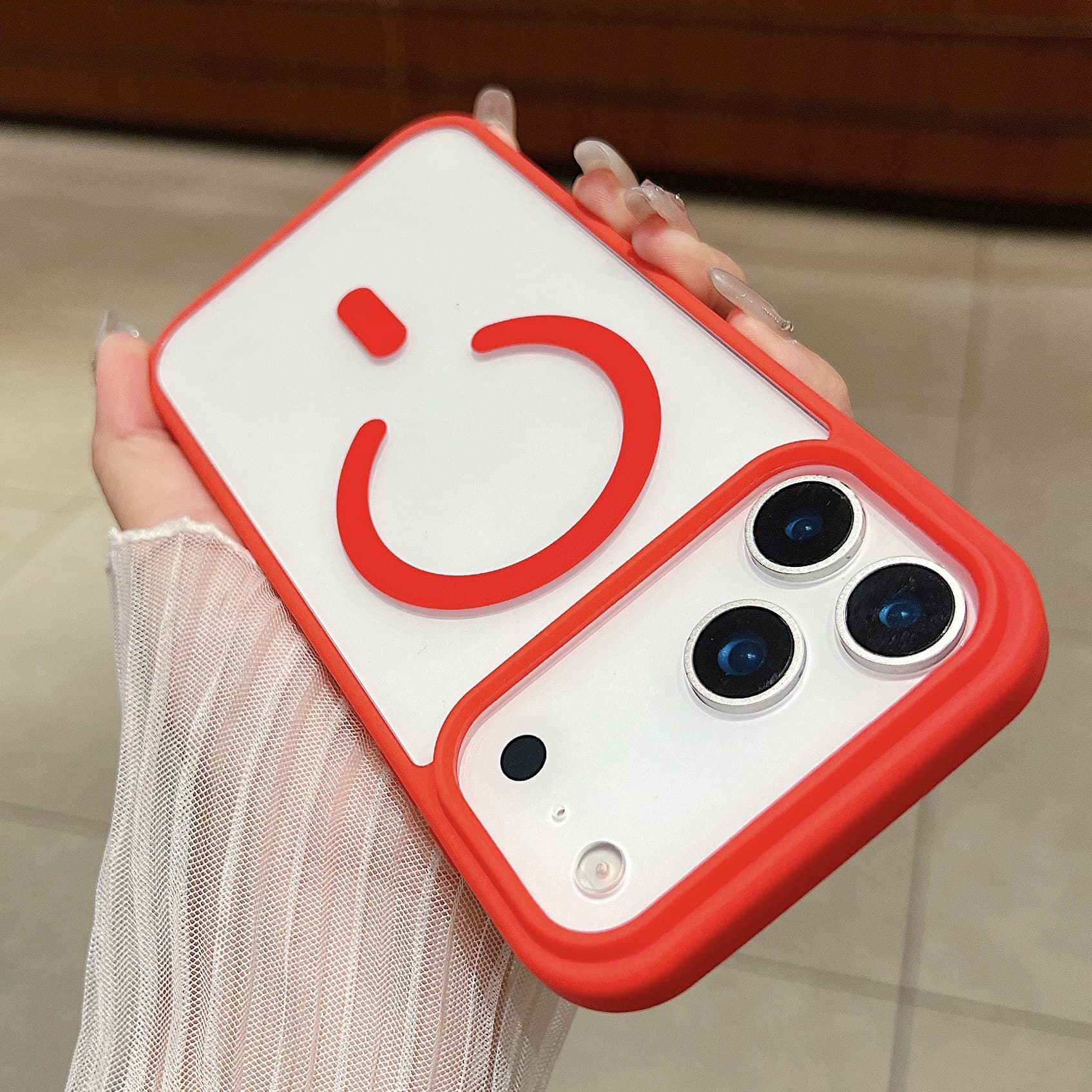 Amazon's hot model suitable for iPhone17PROMAX acrylic high permeability magnetic Apple 17Air mobile phone case 16