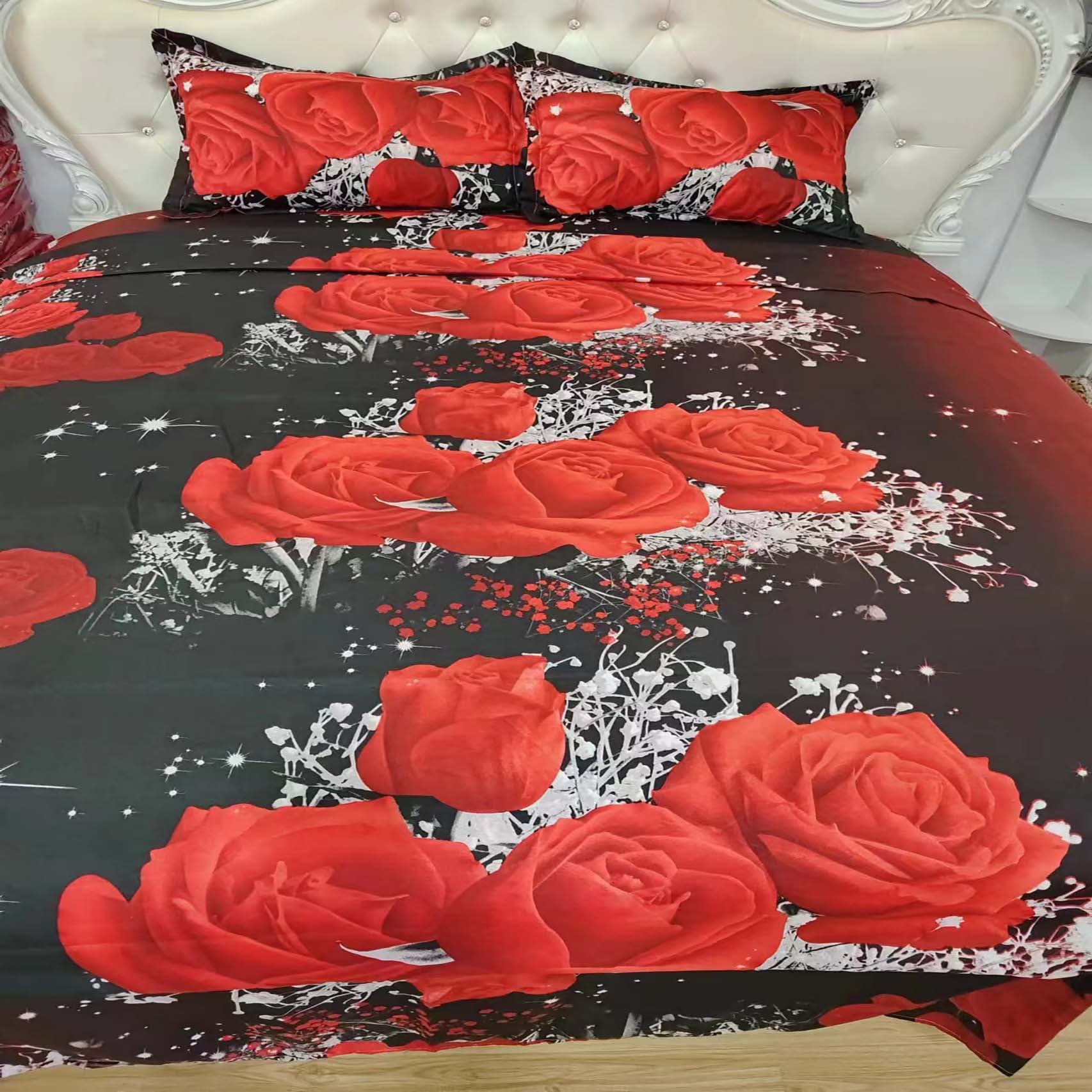 Cross-border Home Textile eBay Amazon AliExpress Wish 3D Printed Bedding Home Textile Quilt Cover Pillowcase
