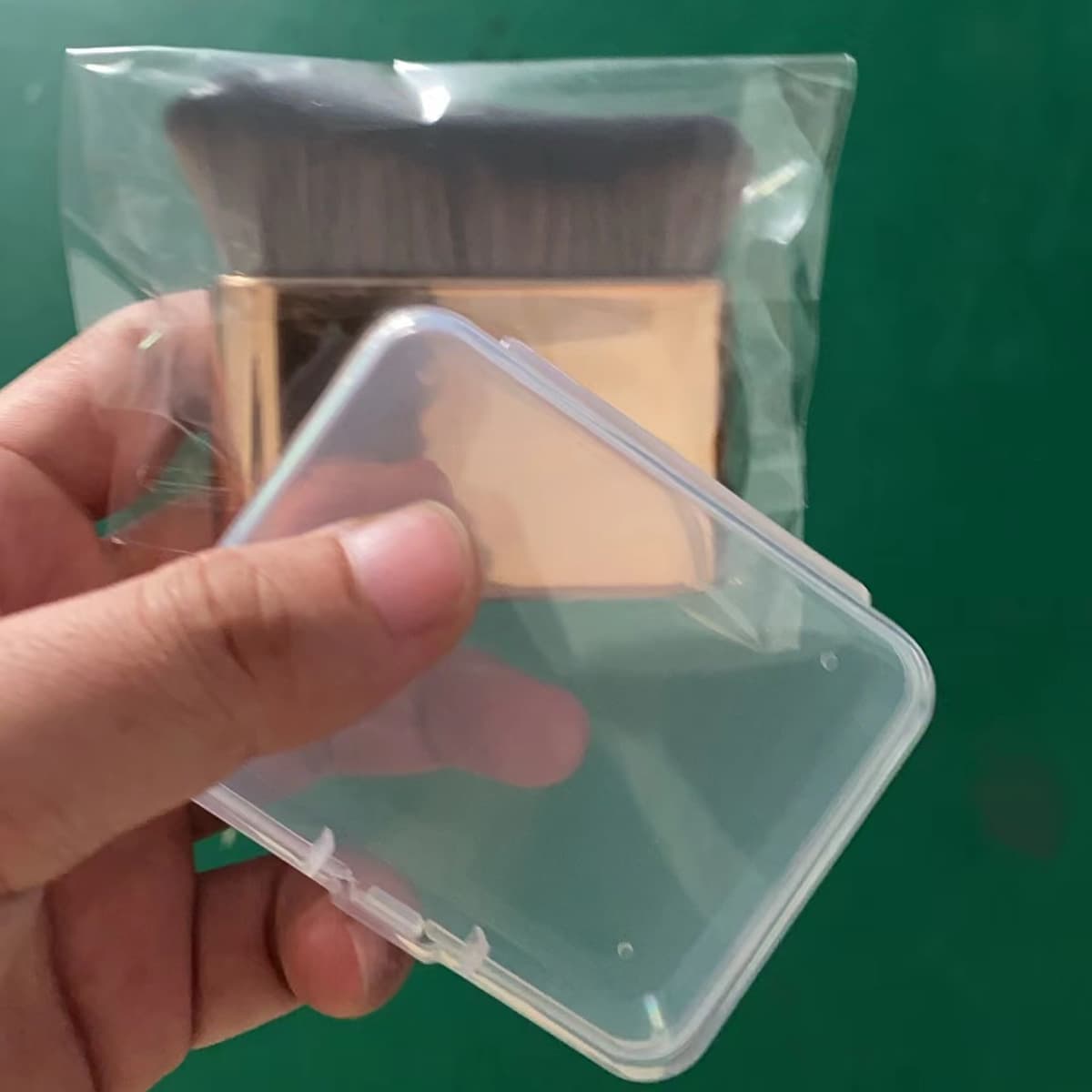 Boxed Wave-Shaped Foundation Brush Bb Cream Liquid Foundation Makeup Brush Skincare Body Brush Moisturizing Cream Applicator Non-Powder-Absorbing Cross-Border